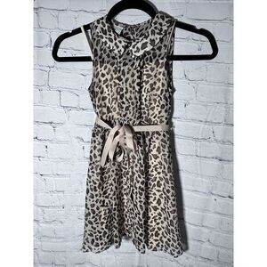 MARMELLATA LITTLE GIRLS CHEETAH PRINT DRESS SZ (6X) โ EUC WORN ONCE